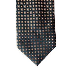 Romario Mancini Geometric Print Tie